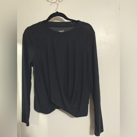 Old Navy Tops - Old Navy Active Breathe On Dark Grey Long Sleeve
